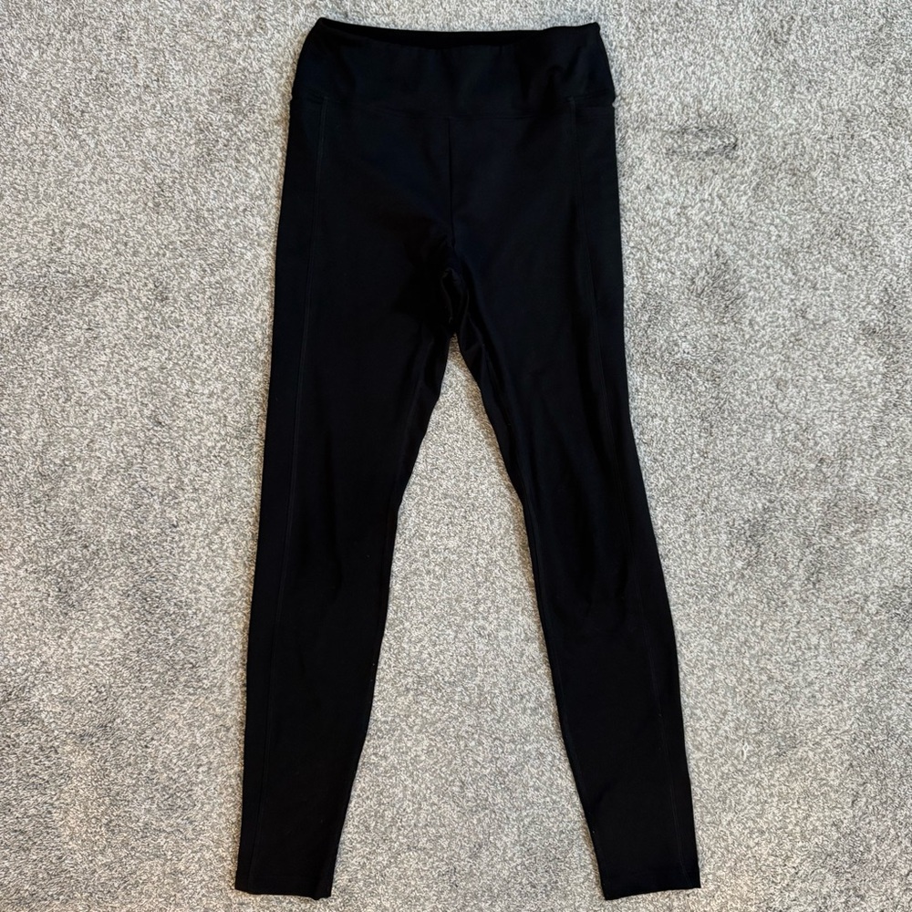 Victoria’s Secret PINK COZY Women's Size S Black 25 x 27 Pockets Leggings